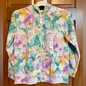 Cat & Jack Girls Tie-Dye Hoodie